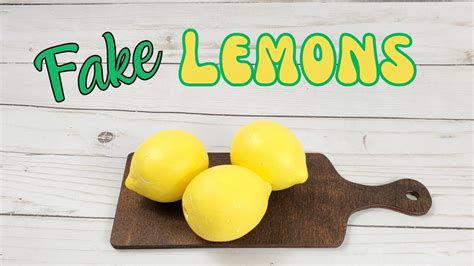 lemons are fake